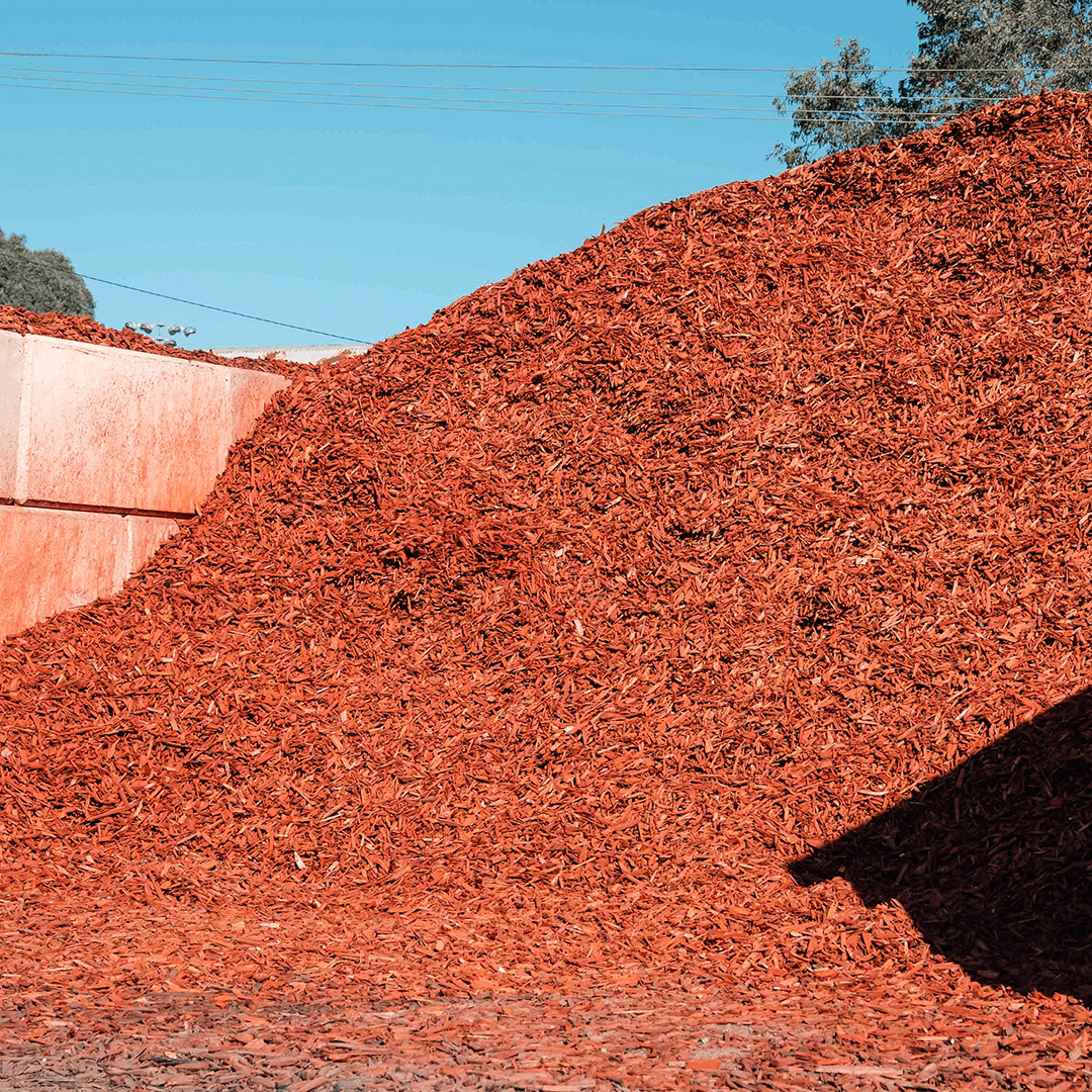 Red Dyed Mulch